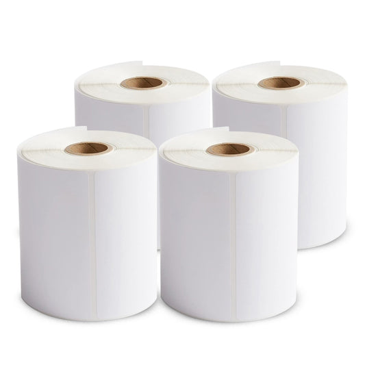 4" x 6" Thermal Shipping Labels – 2000 Labels (4 Roll Bundle)