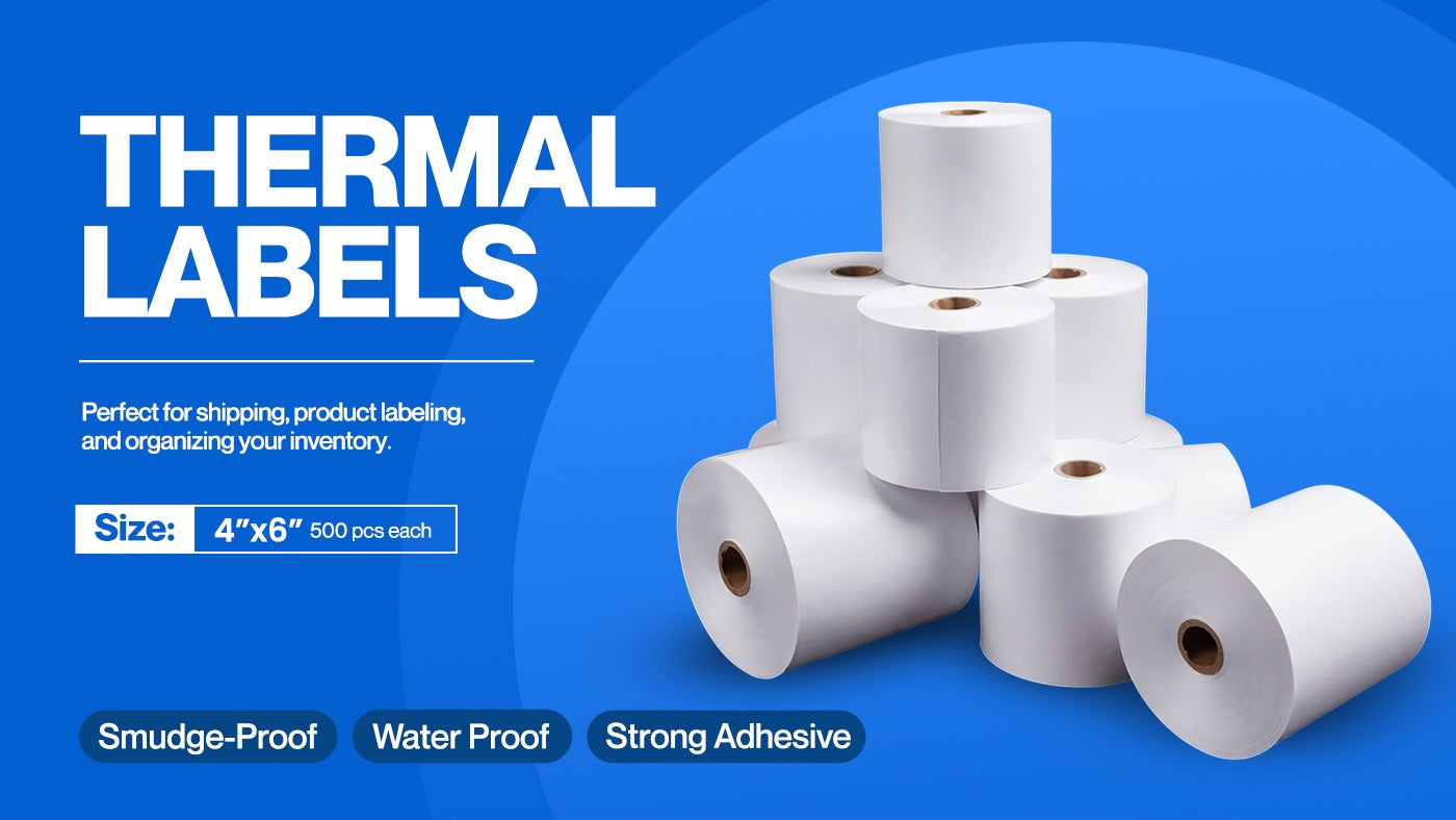 Print Faster with Premium Thermal Labels