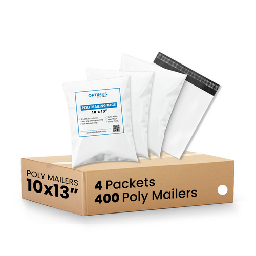 10x13 Poly Mailers 400 Pack, 2.5 Mil Thick Durable Waterproof Shipping Bags, Self-Seal Polymailer Envelopes