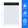 14x17 Poly Mailers 100 Pack, 2.5 Mil Thick Durable Waterproof Shipping Bags, Self-Seal Polymailer Envelopes