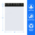 10x13 Poly Mailers 200 Pack, 2.5 Mil Thick Durable Waterproof Shipping Bags, Self-Seal Polymailer Envelopes