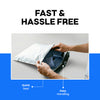 Bundle Pack – 100 Poly Mailers (14"x17") + 500 Thermal Shipping Labels (4"x6")