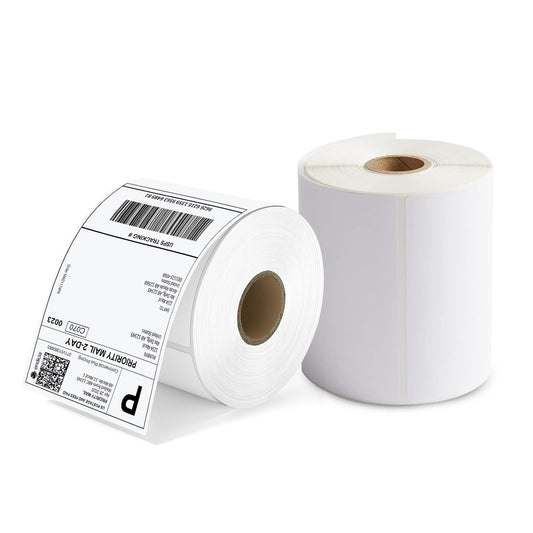 4" x 6" Thermal Shipping Labels – 500 Labels per Roll (Single Roll)