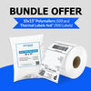 Bundle Pack – 10x13 Poly Mailers (100 pcs) + 4x6 Thermal Shipping Labels (500 Labels)