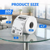 4" x 6" Thermal Shipping Labels – 500 Labels per Roll (Single Roll)