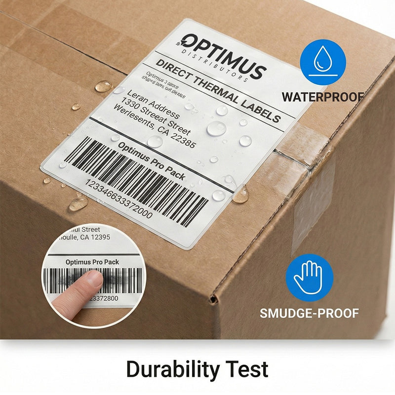 4" x 6" Thermal Shipping Labels – 500 Labels per Roll (Single Roll)